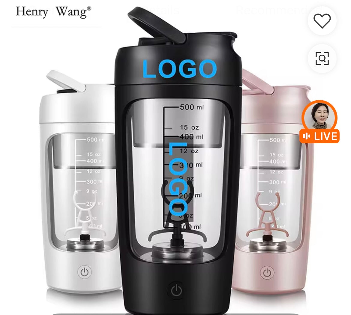 Henry Wang Electric Shaker Cup Protein Gym