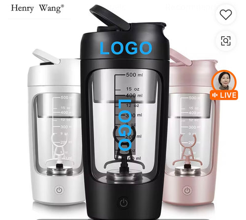 Henry Wang Electric Shaker Cup Protein Gym